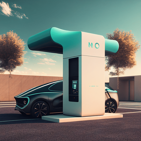 EV Charging Stations Futuristic